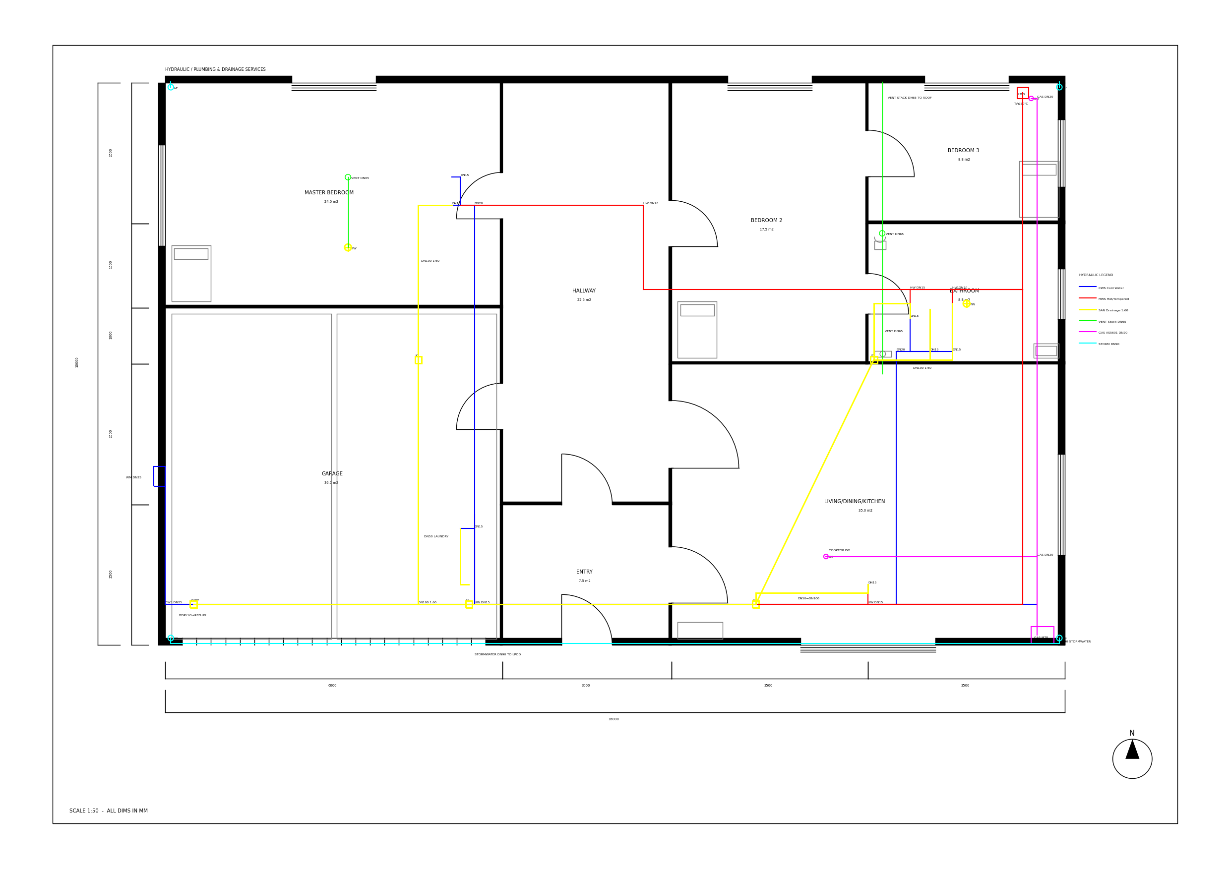 Plumbing services overlay