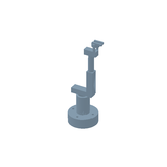 6-DOF articulated desktop robot arm assembly